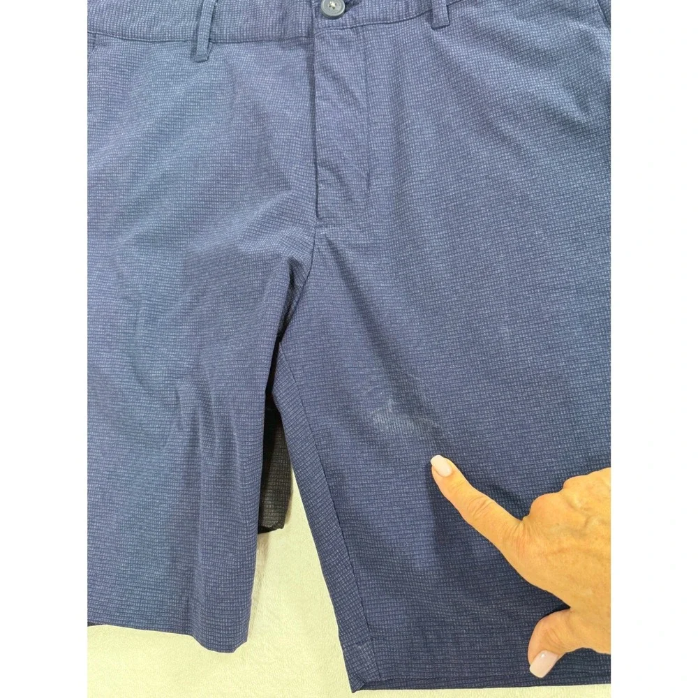 Tommy Bahama Mens Bundle 34x10 Chip Shot Short Navy Grey Golf Shorts Stretch